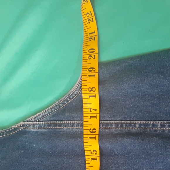 * J.L N.Y DENIM MAXI DRESS, SIZE MEDIUM - Picture 6 of 9